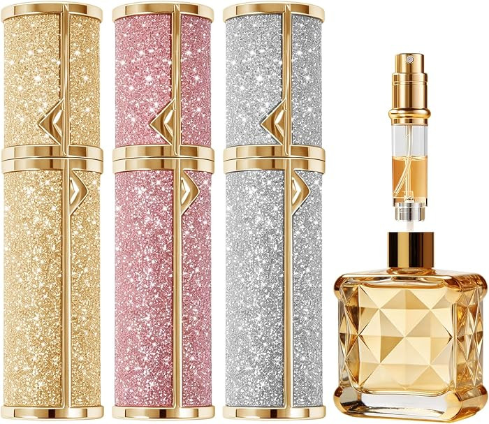 Travel Perfume Bottle Refillable 3PCS, Leak-Proof TSA Perfume Travel Bottle, Luxury Refillable Pe... | Amazon (US)