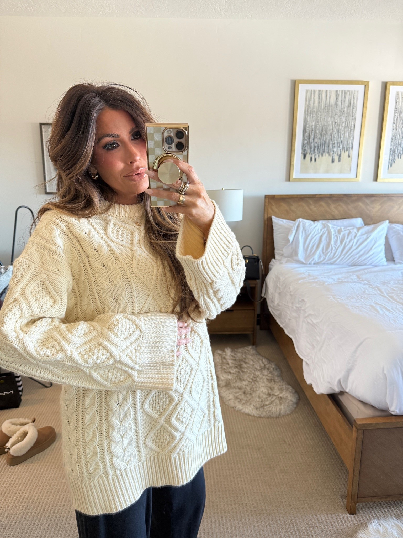 I’m wearing a size XS in this oversized cable knit sweater! 

Utah, Park City, Snow outfit, Winter Outfit, Winter Fashion, Oversized Cable Knit Sweater, Cable Knit Sweater, Amazon Lookalike, Emily Ann Gemma#LTKFindsUnder50 

#LTKootd #LTKTravel
