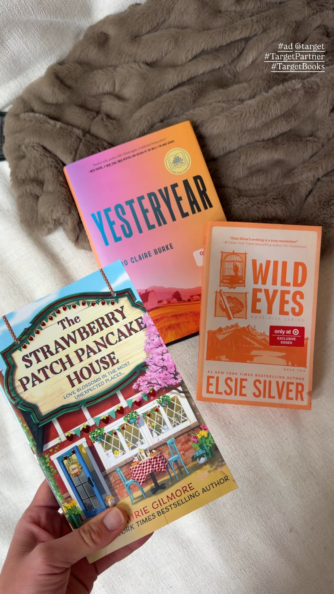#ad I’m getting summer-read-ready with the help of @Target! I just grabbed a haul of new books that are perfect for your summer reading list:


1. Around the Table - perfect for the hostess, or anyone who loves home styling and cozy lifestyle!
2. The Strawberry Patch Pancake House - like a spring Hallmark movie! A cute and cozy romance, that you’ll fly through!
3. Yesteryear - when a trad-wife influencer wakes up in a world different than her own, you’ll laugh at the irony and twists and turns of her next steps!
4. Wild Eyes - a country star seeks refuge from some bad press in the mountains, but instead of finding just rest and relaxation, she finds romance too!

#TargetPartner #TargetBooks

#LTKdayinmylife #LTKootd