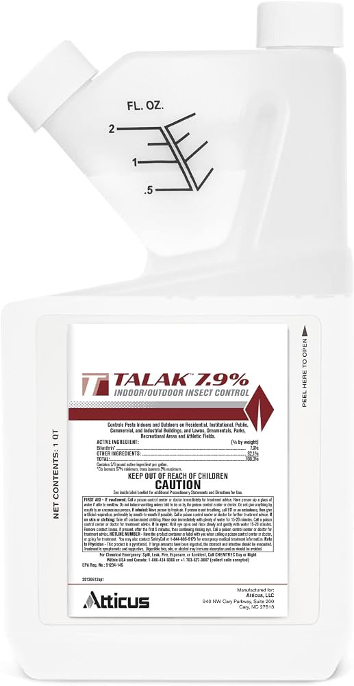 Atticus Talak 7.9% Indoor/Outdoor Insect Control - Bifenthrin Concentrate (32 Ounce) | Amazon (US)