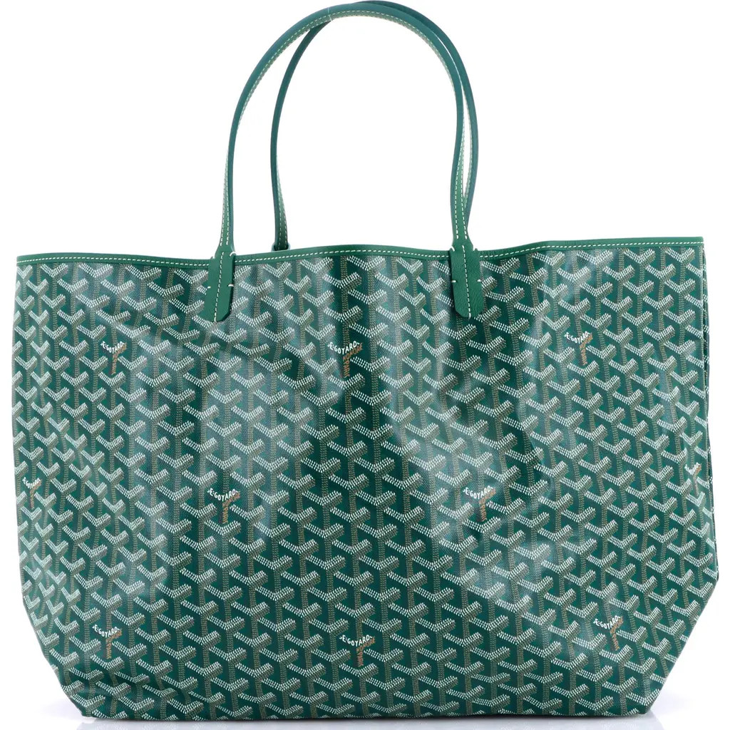 Pre-Owned Goyard Saint Louis Tote Coated Canvas GM in Green at Nordstrom, Size Large | Nordstrom