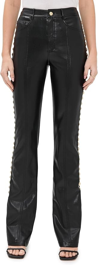 Cinq à Sept Women's Studded Shailene Faux Leather Pants | Amazon (US)