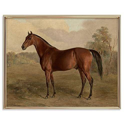 Equestrian Wall Decor - Horse Art Print for Home Decor - Antique Horse Riding Wall Artwork Decora... | Amazon (US)