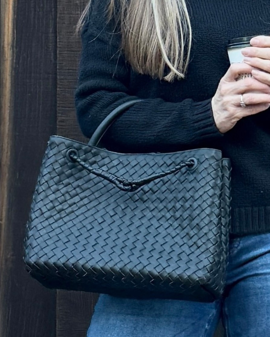 Designer quality & style for less. 💯 Leather Handwoven Satchel! 

#LTKSeasonal #LTKOver40 #LTKootd