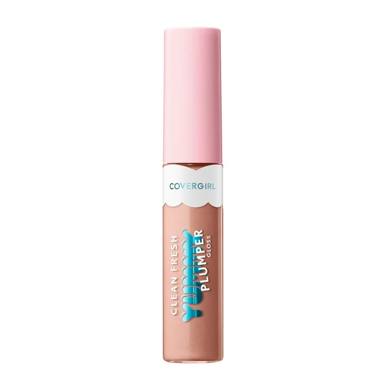 COVERGIRL Clean Fresh Yummy Gloss Plumper, Snow Place Like Home 760, 0.33 fl oz - Walmart.com | Walmart (US)