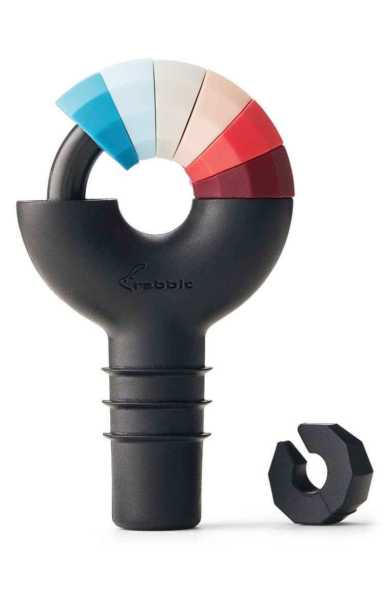 RABBIT Bottle Stopper with 8 Wine Charms | Nordstrom | Nordstrom