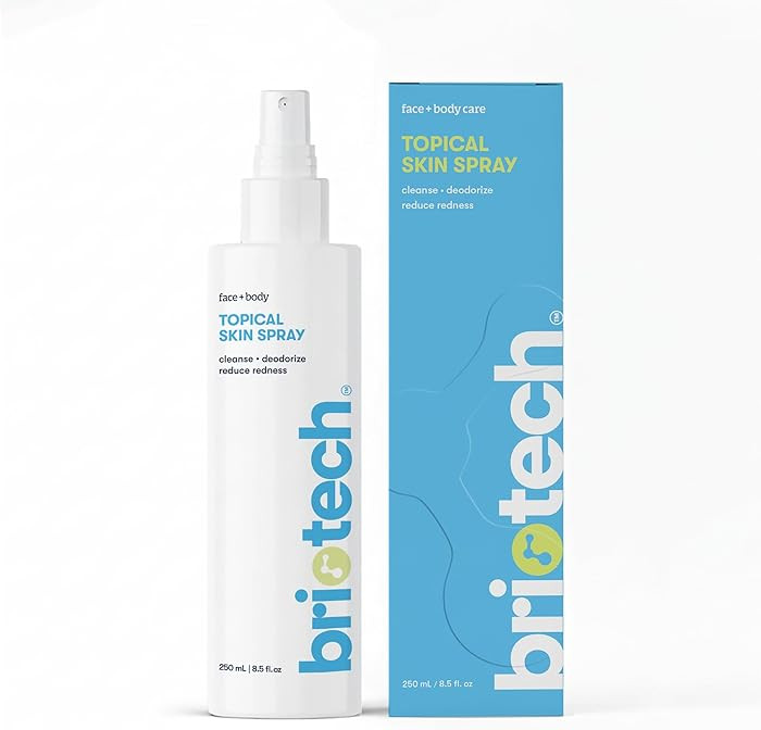 BRIOTECH Topical Skin Spray, Hypochlorous Acid Spray for Sensitive Skin, HOCl Facial Mist, Full B... | Amazon (US)