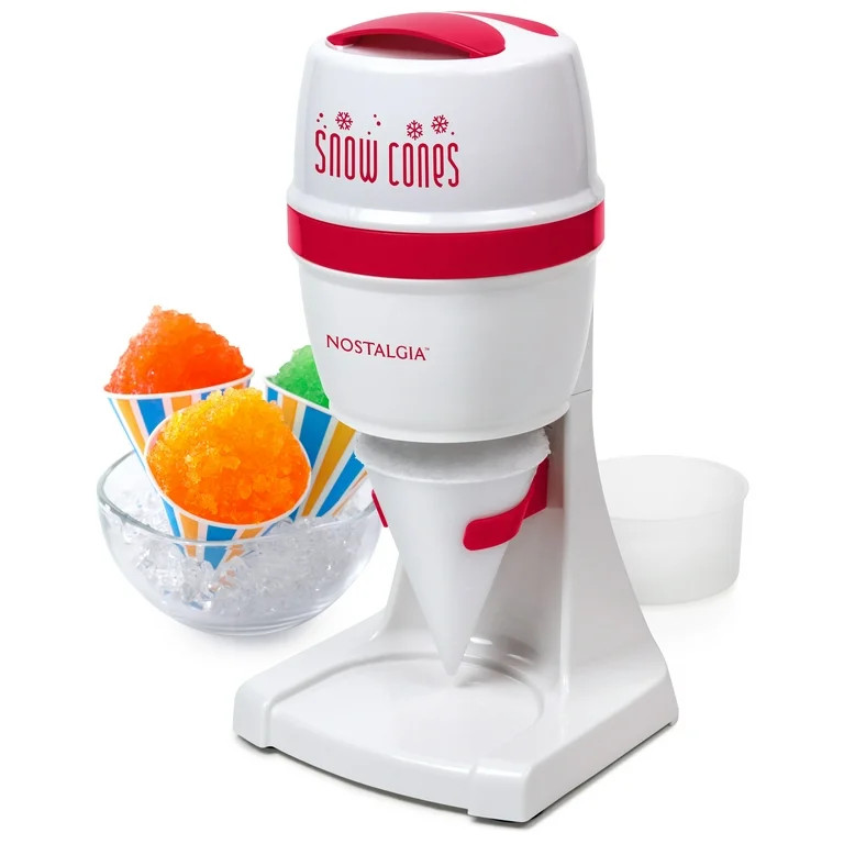 Nostalgia Electric Snow Cone Maker, Red - Walmart.com | Walmart (US)