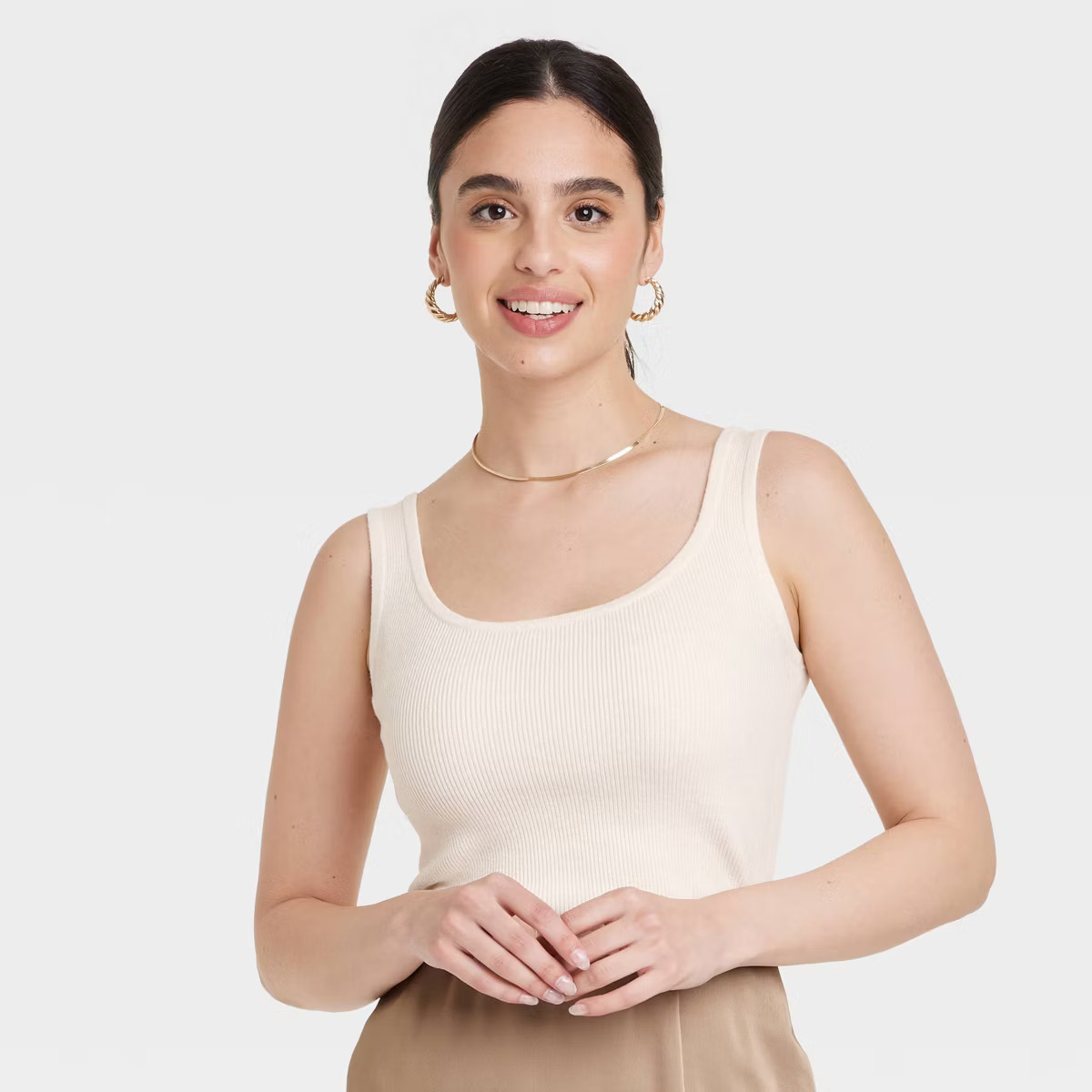 Women's Scoop Neck Sweater Tank Top - A New Day™ | Target