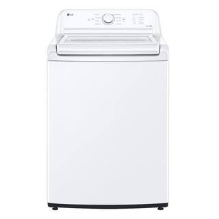 4.1 cu. ft. Top Load Washer with Agitator in White | The Home Depot
