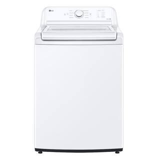 4.1 cu. ft. Top Load Washer with Agitator in White | The Home Depot