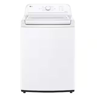 4.1 cu. ft. Top Load Washer with Agitator in White | The Home Depot