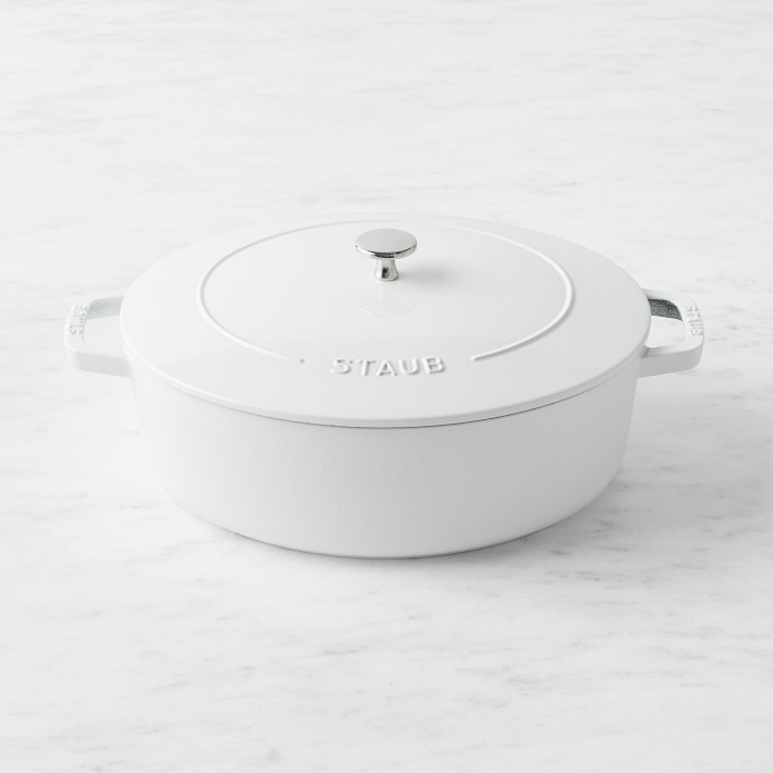 Staub Enameled Cast Iron Wide Oval Dutch Oven, 6 1/4-Qt. | Williams-Sonoma
