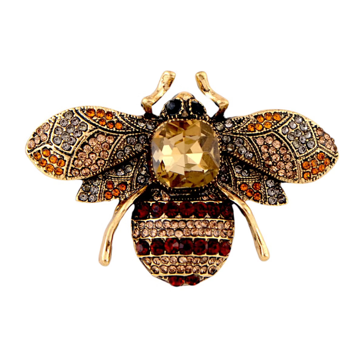 Alilang Crystal Rhinestone Bee Crystal Rhinestone Brooch Pin - Elegant Enamel Insect Flower Jewel... | Target