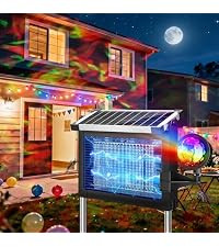 Solar Bug Zapper Outdoor Waterproof, 4500V High Power Cordless Mosquito Zapper with Smart Light S... | Amazon (US)