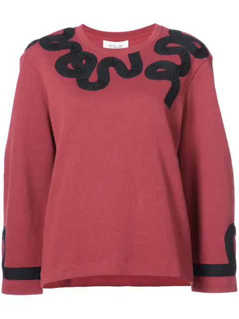 embroidered sweatshirt | FarFetch US