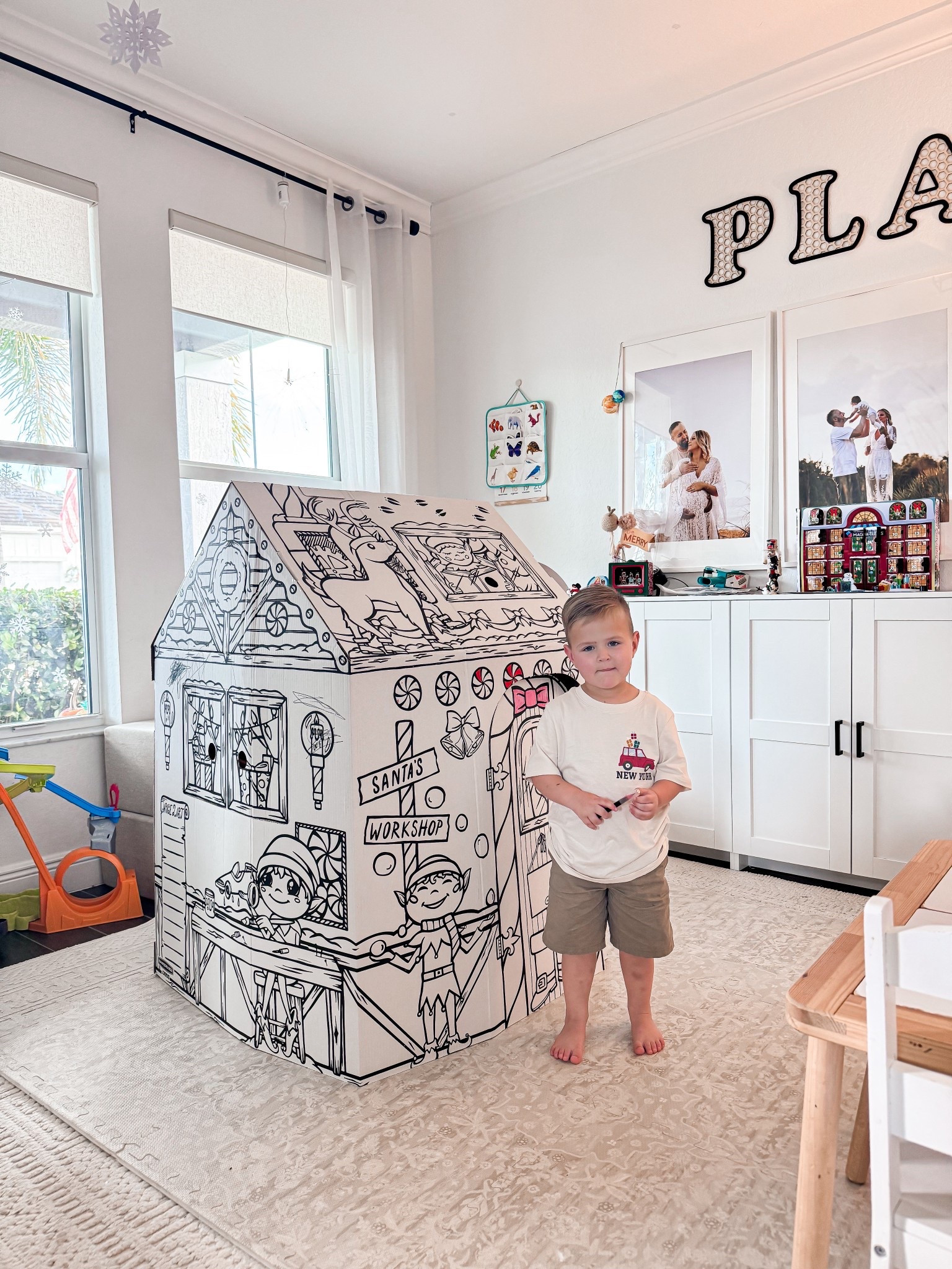 Christmas play house & color! 

#LTKHoliday #LTKSeasonal #LTKKids