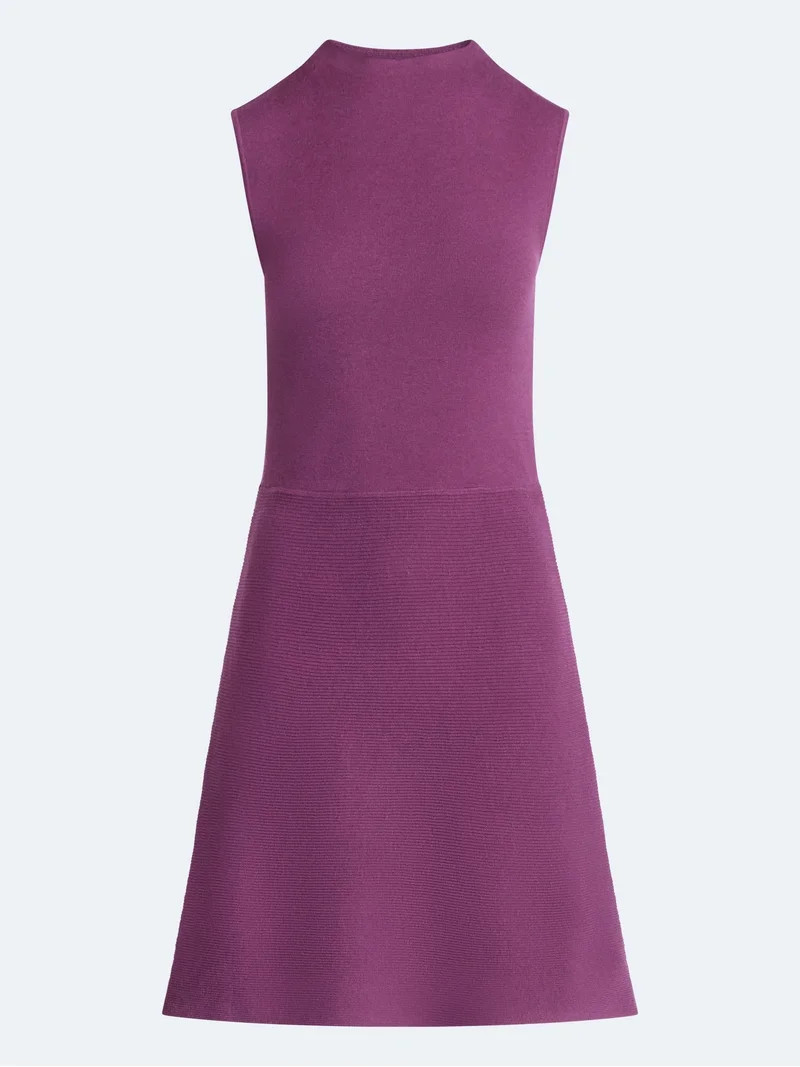 Scoop Women\u2019s and Women's Plus Sleeveless Mock Neck Mini Dress, Sizes XS-4X | Walmart (US)