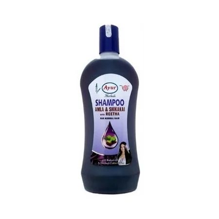 Ayur Herbals Shampoo Amla & Shikakai With Reetha For Normal Hair 500ml | Walmart (US)