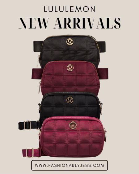 Obsessed with these new quilted velour belt bags from lululemon! 

#LTKitbag #LTKfindsunder50 #LTKGiftGuide
