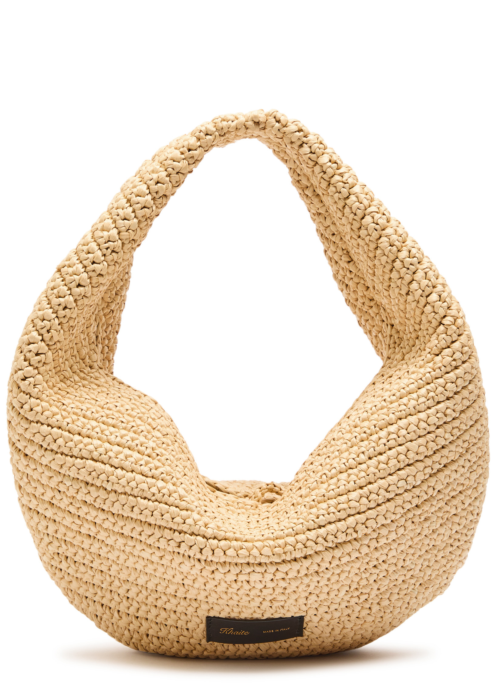 Olivia medium raffia top handle bag | Harvey Nichols