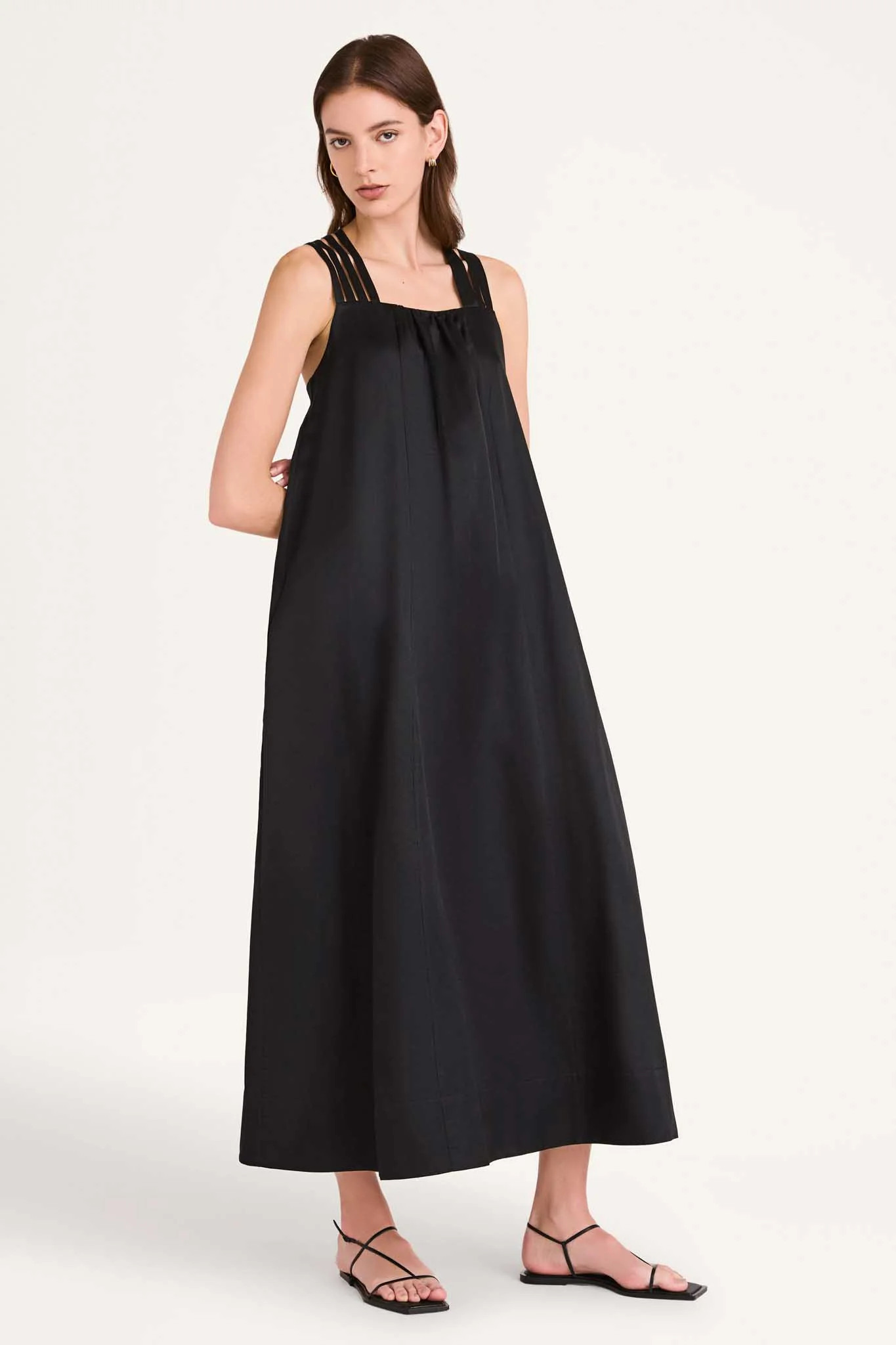 Obsidian Dress in Black | Merlette NYC