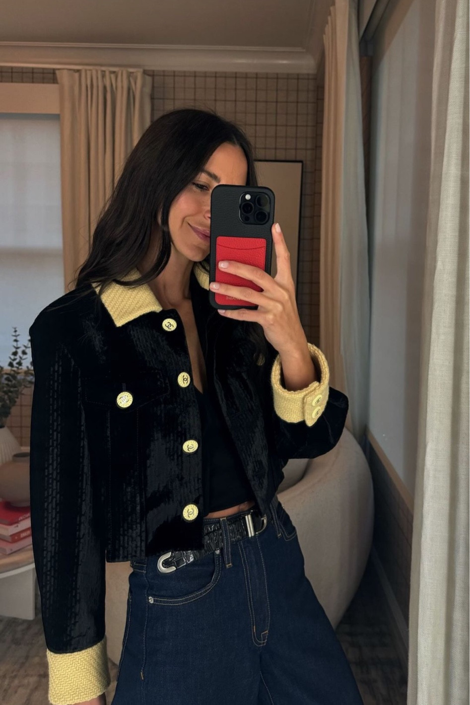 Outfit this weekend! Jacket is Chanel.