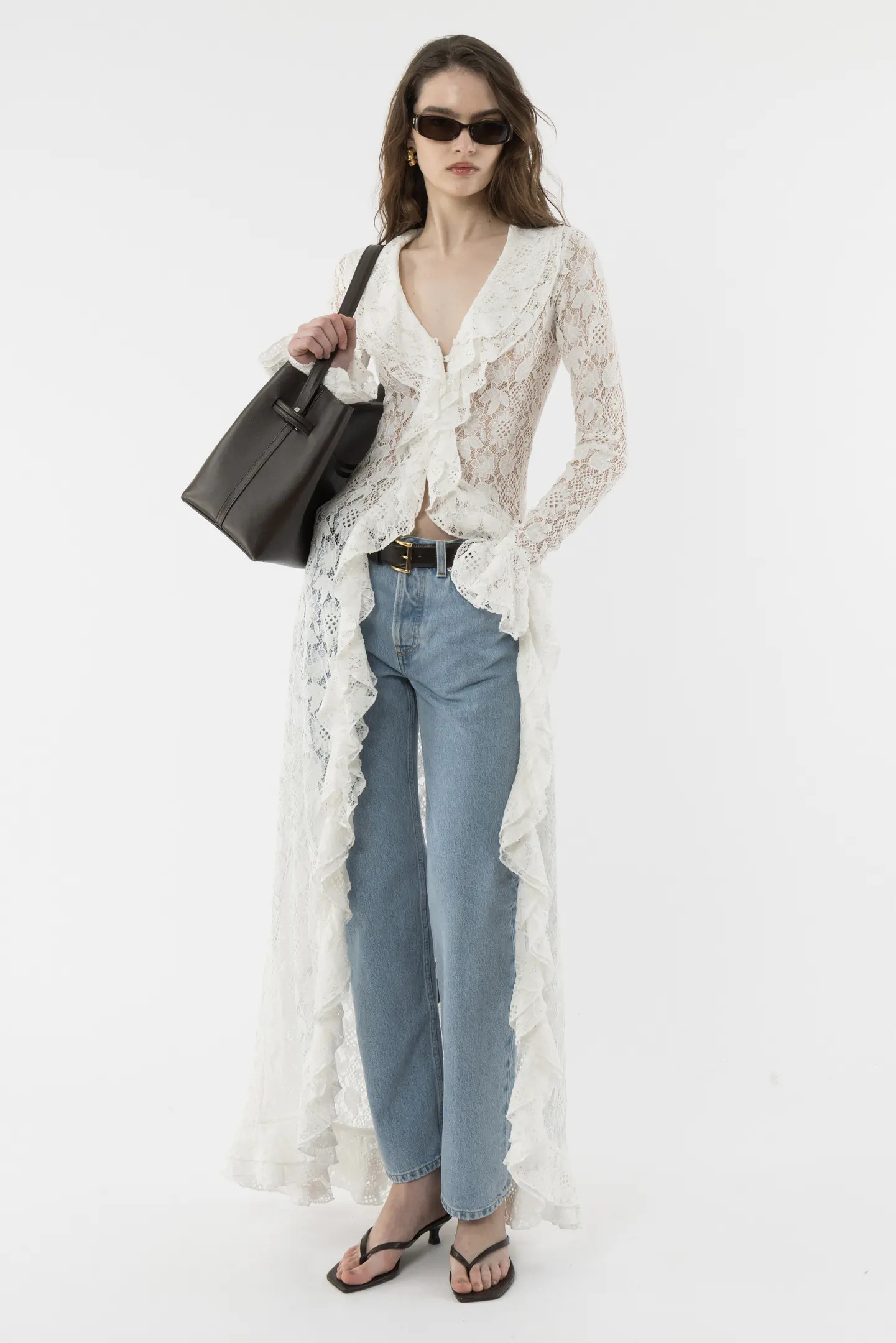 Lace Frill Dress | ARAKII