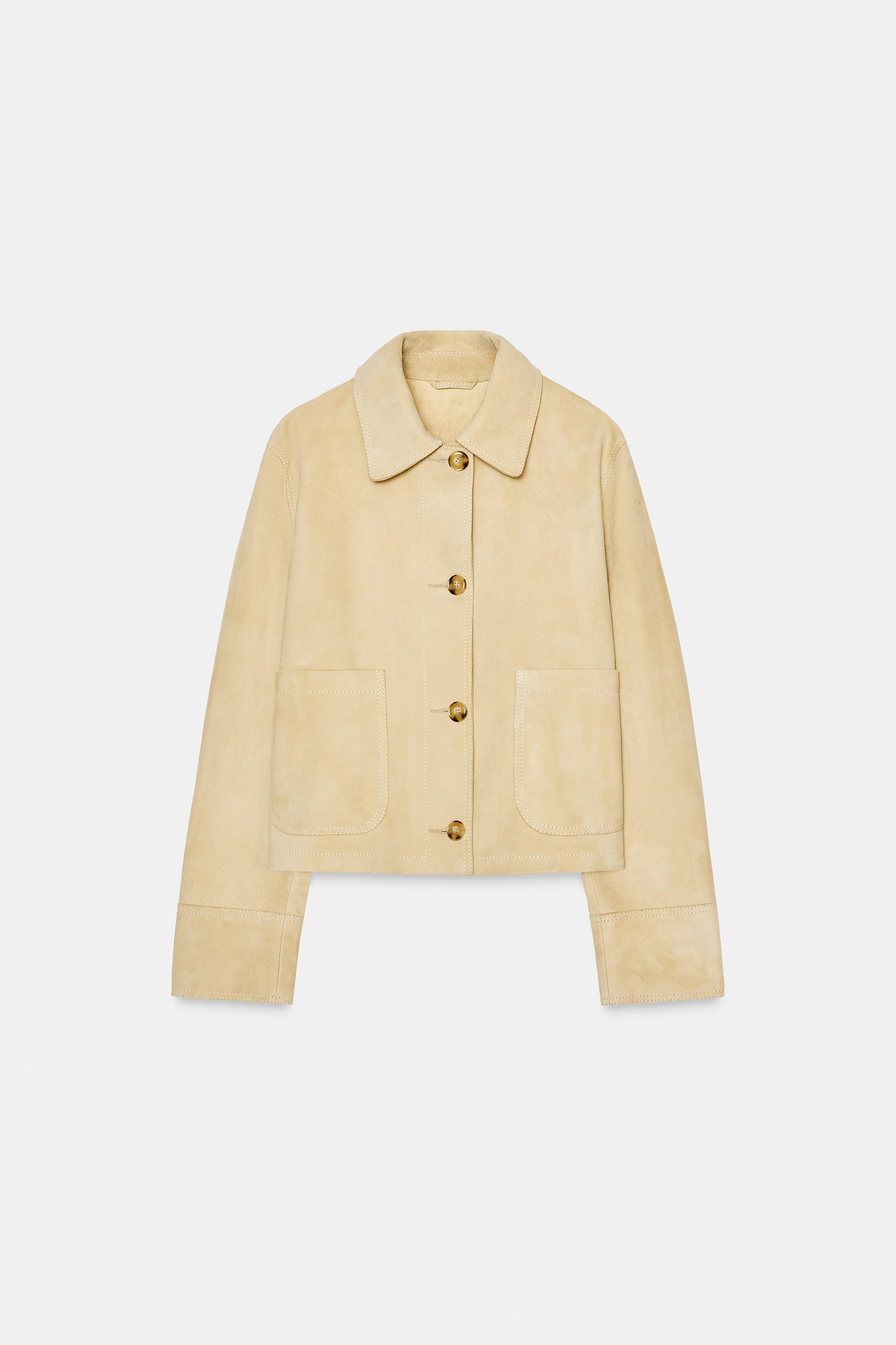 ZW COLLECTION LIMITED EDITION 100% SUEDE JACKET | Zara US