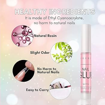 Makartt Super Strong Nail Glue for Press On Nails- Acrylic Nails Nail Tips Glue for Stick On Nail... | Amazon (US)