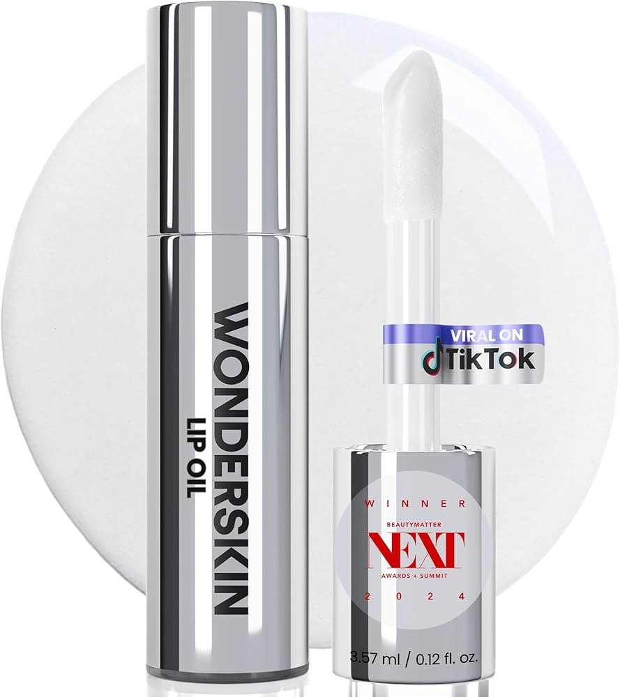 Wonderskin Lip Oil - Lip Rehab Serum Oil, Hydrating and Moisturizing Clear Serum for Dry Lips - N... | Amazon (US)