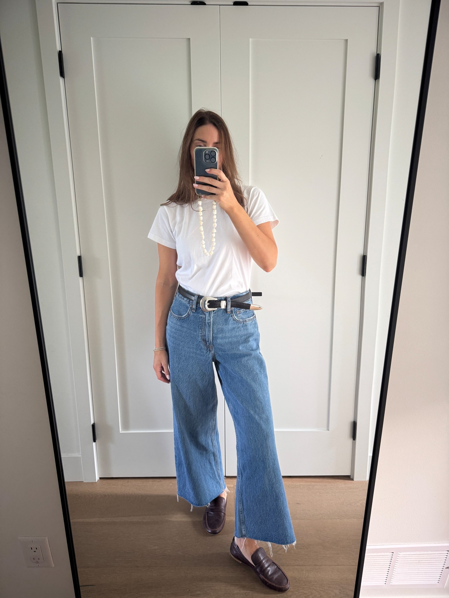 Jeans and a tee. Simple, basic but highly overrated! Style it with a fun belt, different colored shoes and layer with a jacket or sweater as needed

#LTKStyleTip #LTKSeasonal #LTKShoeCrush