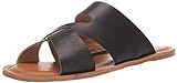 Lucky Brand Women's LEELAN Flat Slide Sandal, Black, 5.5 M US | Amazon (US)