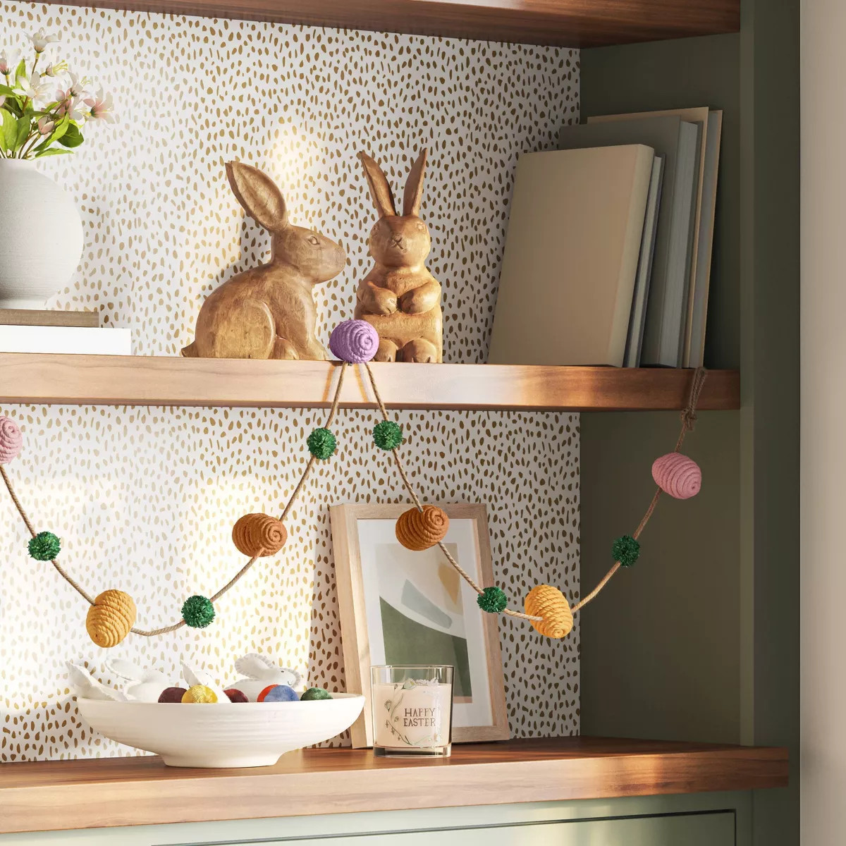 Large Sitting Wooden Decorative Bunny Tan - Threshold™ | Target