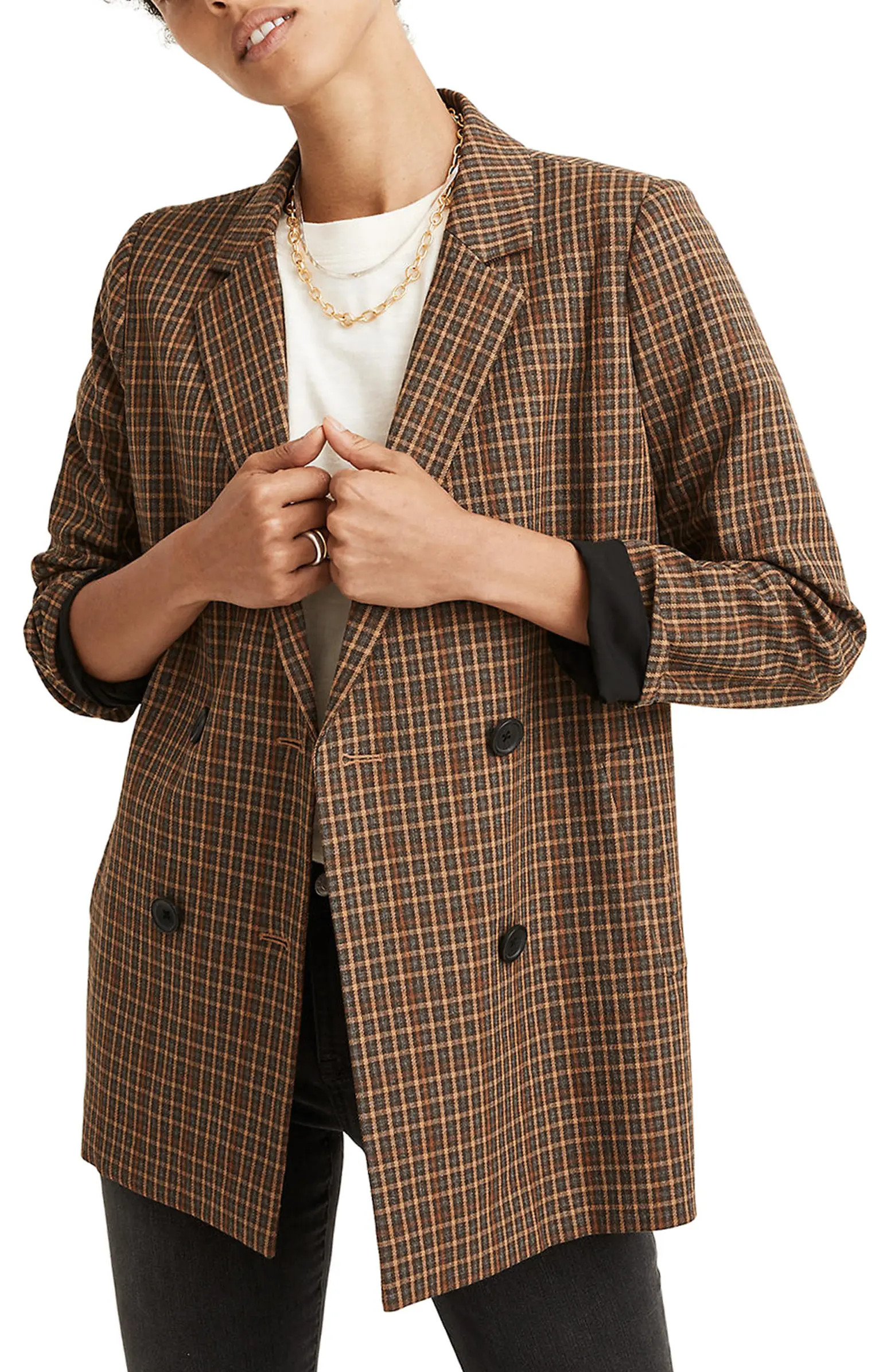 Caldwell Plaid Double Breasted Blazer | Nordstrom