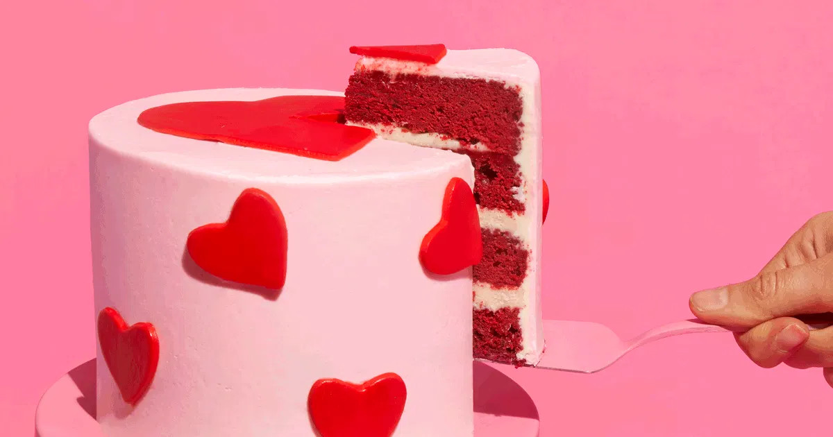 Red Velvet Heart Cake by Duff Goldman | Goldbelly | Goldbelly