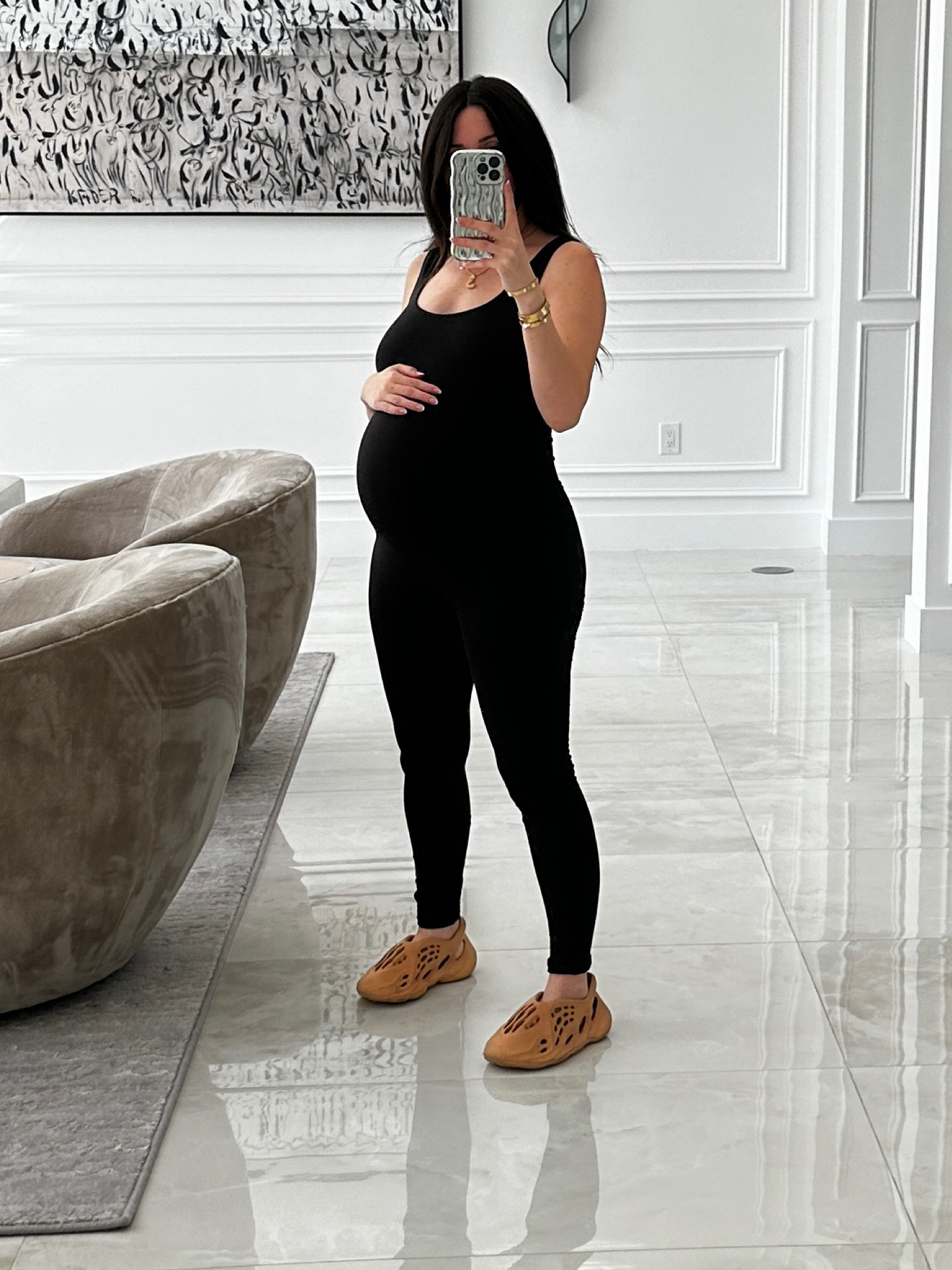 The best piece from bumpsuit. So soft, stretchy but supportive. Grows with your bump and double lined #bumpsuit 

#LTKstyletip #LTKbump