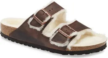 Arizona Genuine Shearling Slide Sandal | Nordstrom