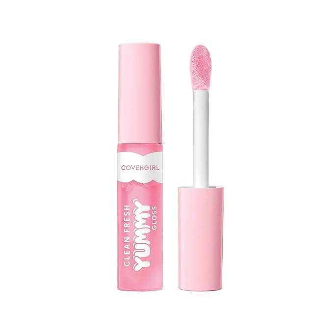 COVERGIRL Clean Fresh Yummy Lip Gloss, Sheer, Natural Scents, Vegan Formula - 150 Sugar Poppy, 0.... | Amazon (US)