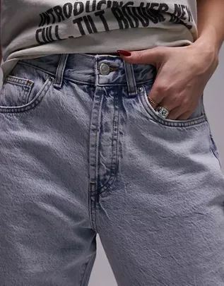 Topshop Column jeans in bleach | ASOS (Global)