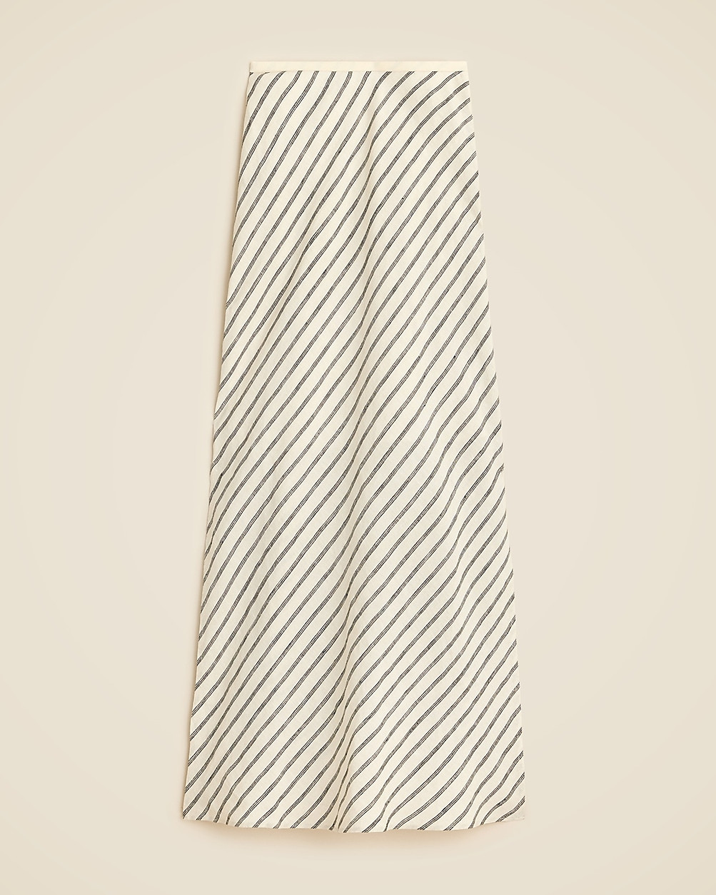 New Gwyneth slip skirt in striped linen | J. Crew US