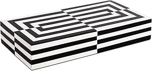 Handicrafts Home Large Decorative Storage Box 12x6– Coffee Table Organizer Box, Modern Home Dé... | Amazon (US)