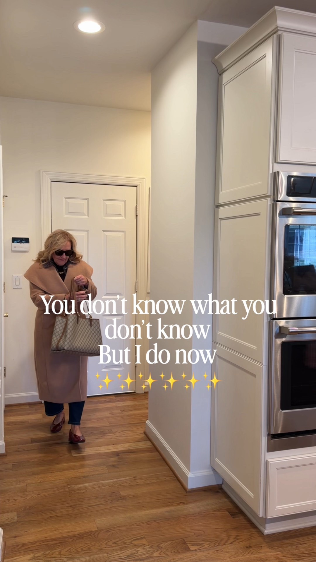 Cold winter OOTD 
linking similar camel wrap coat
Turtleneck size medium 
Sweater size medium 
Jeans are a subtle barrel with great compression on the stomach and back wearing a medium petite 
Gucci tote of my dreams 

#LTKootd #LTKOver40 #LTKvlog