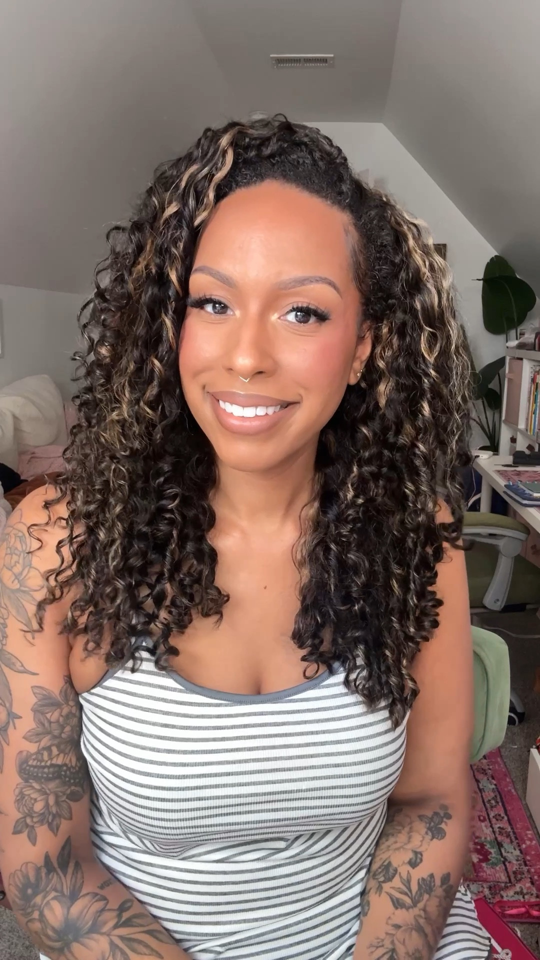 How I Blend My Natural Hair with my curly half wigs ❤️

This is a highlighted kinky curly wig from Iseehair. I reviewed a shorter version this summer, but I recently bought one in 28” and cut her to about 22”-24"

#LTKBeauty #LTKgrwm #LTKFindsUnder100