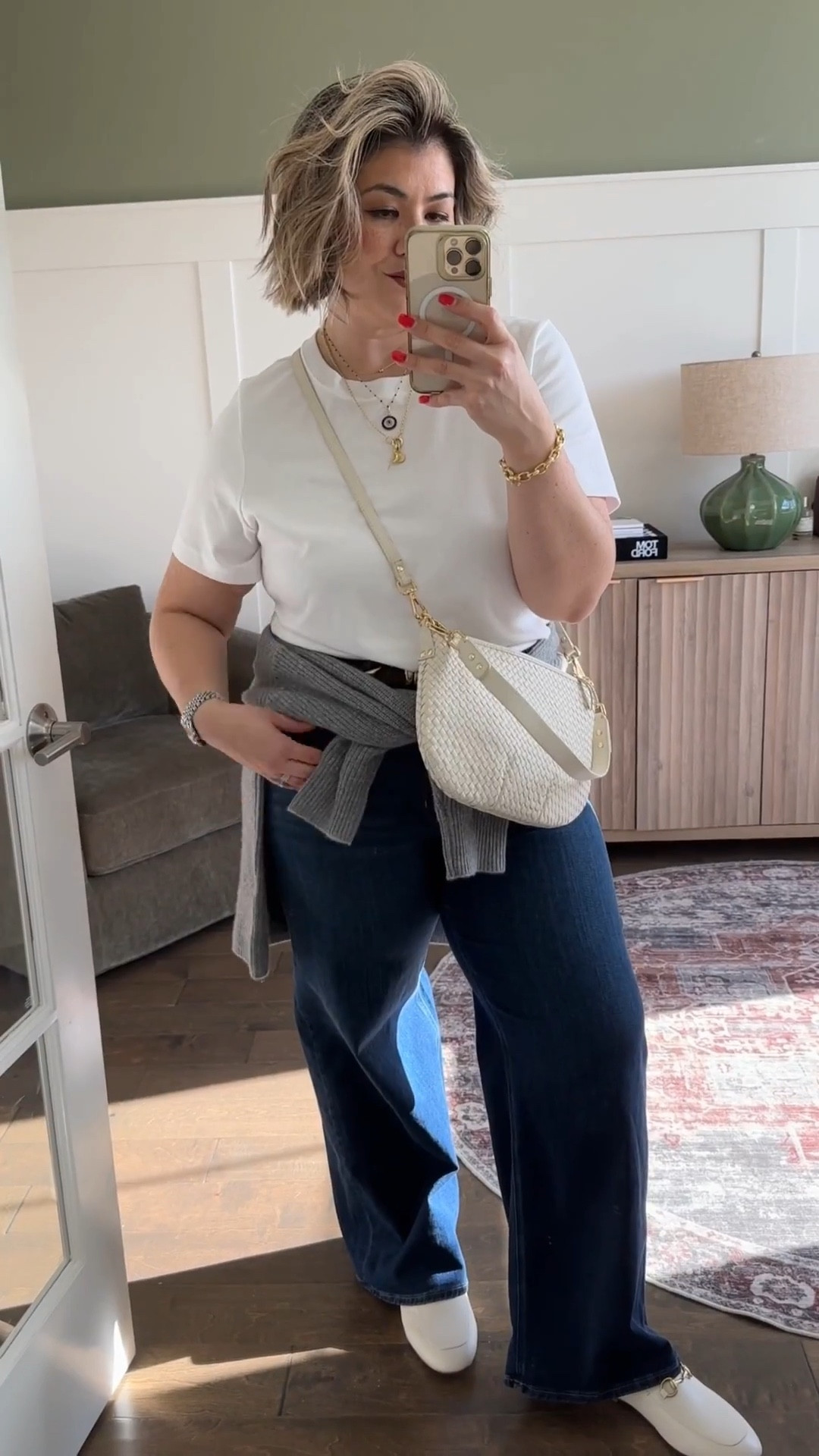 A sunnier, milder winter has me dressing like spring is already knocking… and honestly, I am embracing it!

These @onequince cashmere sweaters are my go-to right now: light enough for warmer days, substantial enough for layering, and easy to style with denim or light skirts. The color palette alone makes everything feel fresher.

If you’re a midsize woman (12/14) Ready to shift your wardrobe gently into spring, these are the kind of pieces that actually earn their place in your closet.

Here are the details of what I tried!

Mongolian Cashmere Turtleneck Sweater
Wearing a size large. Fits true size.

Mongolian Cashmere Fisherman Quarter Zip Sweater
Wearing a size large. Runs slightly big.

100% Organic Cotton Poplin Long Sleeve Boyfriend Shirt
Wearing a size large. Could have size down to a medium, runs big.

Lightweight Crepe Slip Skirt
Wearing a size large. Runs true to size.

Lightweight Cotton Cashmere Link-Stitch Dolman Sweater
Wearing a size medium. Runs big.

Bella Stretch Wide Leg Jeans
Wearing a 28” (light wash) and 30” (dark wash). Runs true to size. 

Italian Leather Convertible Creacent Handwoven Shoulder Bag
Carrying the small size in the color Bone. 

#quincepartner 

#LTKOver40 #LTKMidsize #LTKgrwm