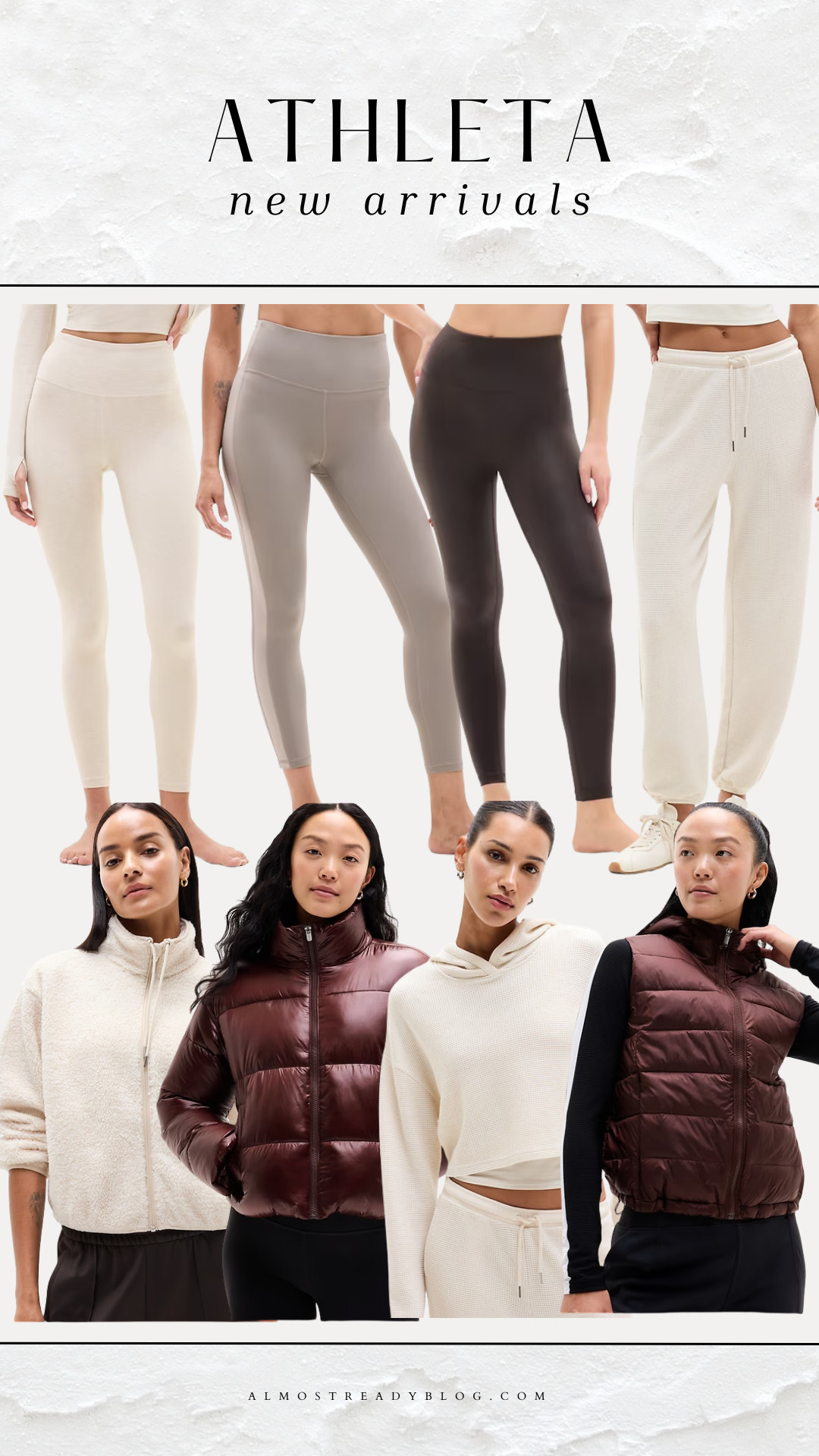 Athleta new arrivals, cozy loungewear sets, leggings, neutral outfits, activewear, athleisure, Amanda West, Almost Ready Blog. 

 

#LTKActive #LTKFindsUnder100