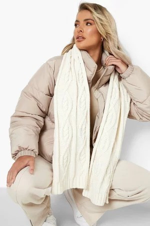 Cable Knit Chunky Scarf | Boohoo.com (US & CA)