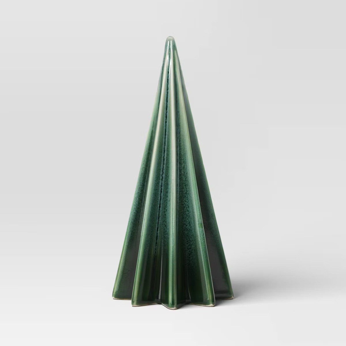 Christmas Small Faceted Ceramic Tree Green - Threshold™ | Target