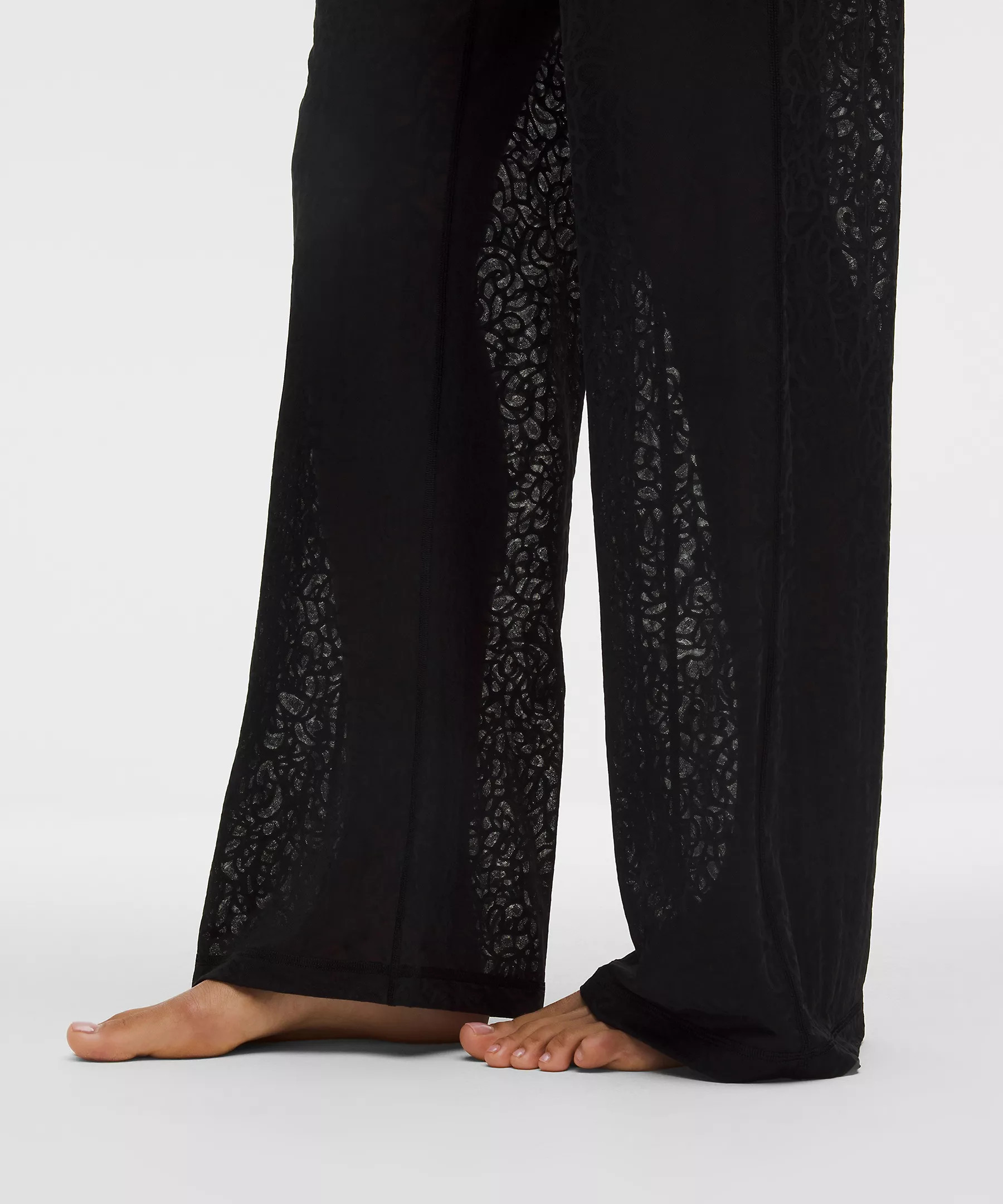 Paisley Lace Jacquard High-Rise Flared Pant | Lululemon (US)