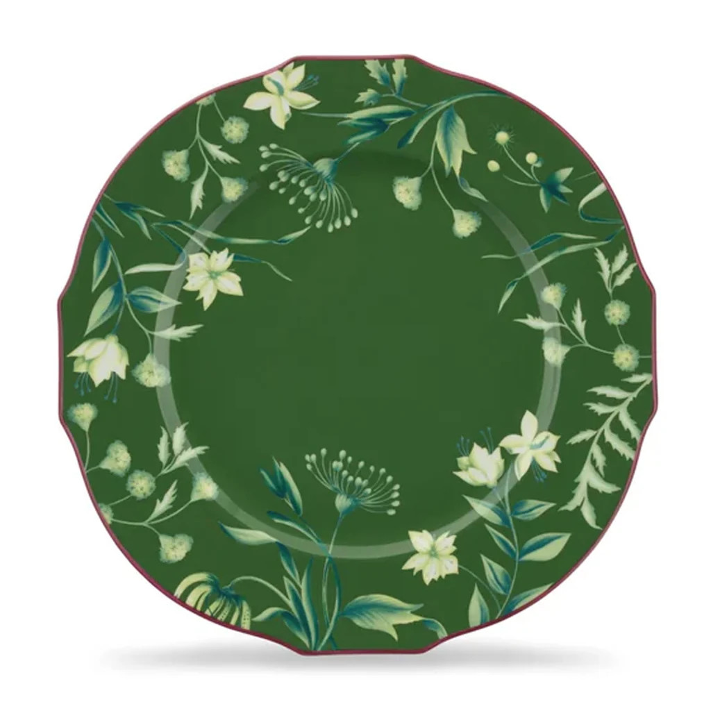 Florenza Acanto Fondo Scuro Duchessa Charger Plate | Over The Moon